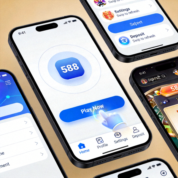 Animasi visual antarmuka mobile M88 yang responsif dan mudah digunakan